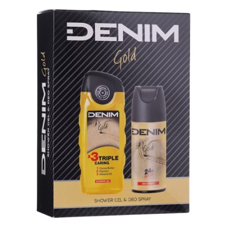 DENIM SET GOLD (DUS GEL 250ML + DEO 150ML)