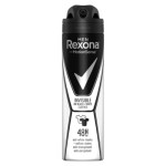 REXONA DEO 150ML MEN INVISIBLE  BLACK & WHITE 48H