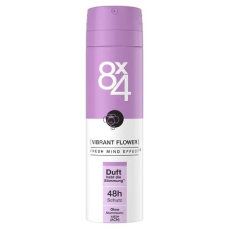 8X4 DEO 150ML VIBRANT FLOWER