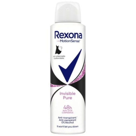 REXONA DEO 200ML INVISIBLE PURE 72H