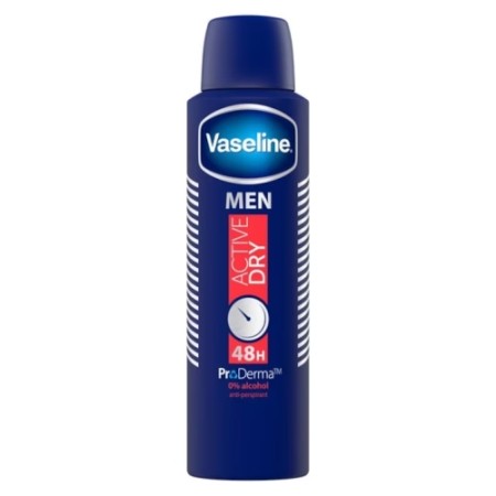 VASELINE DEO 250ML MEN ACTIVE DRY