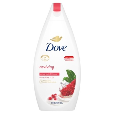 DOVE DUS GEL 250ML REVIVING POMEGRANATE&HIBISCUS