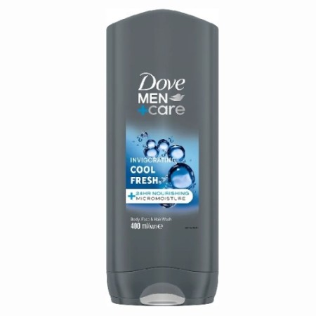 DOVE DUS GEL 250ML MEN+CARE 3 IN 1 COOL FRESH
